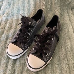 Converse All Star Black and White Canvas Sneakers